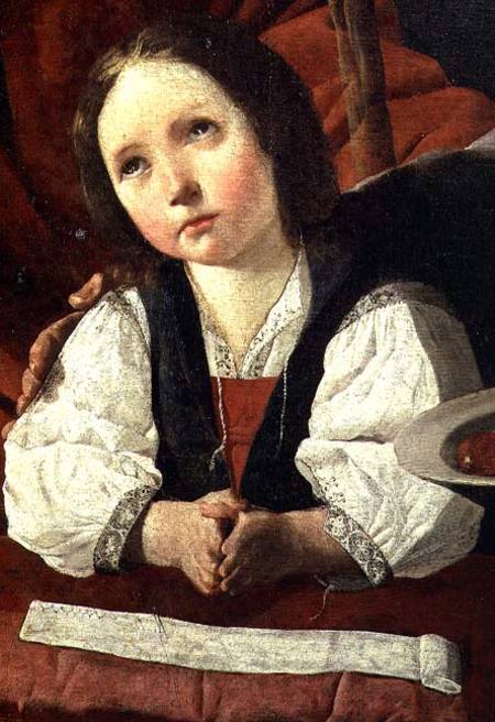The Holy Family, detail of the Christ Child from Francisco de Zurbarán (y Salazar)