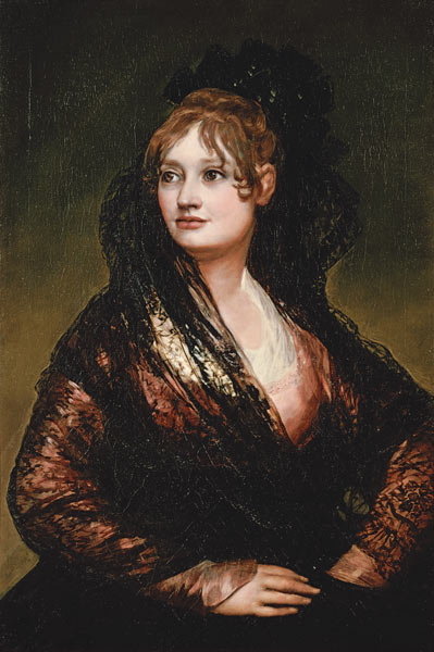 Dona Isabel de Porcel from Francisco José de Goya