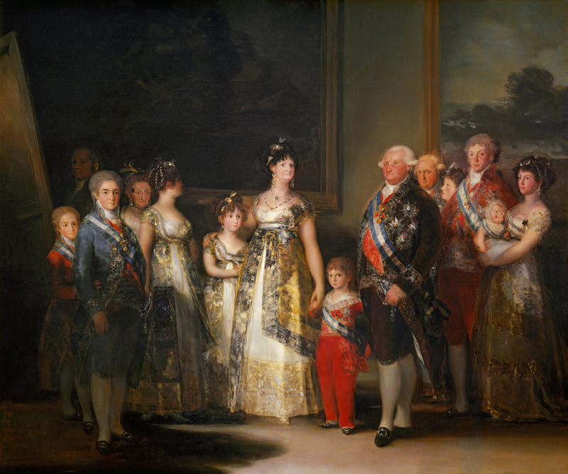 Charles IV (1748-1819) and his family from Francisco José de Goya