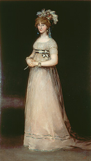 Bildnis der Komtesse de Chinchòn, stehend. from Francisco José de Goya