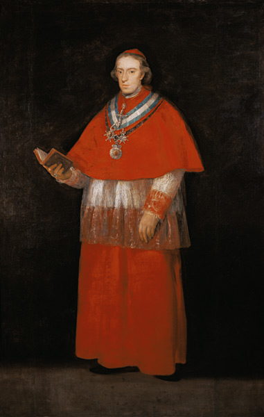 The cardinal Luis Maria de Borbón y Vallabriga. from Francisco José de Goya