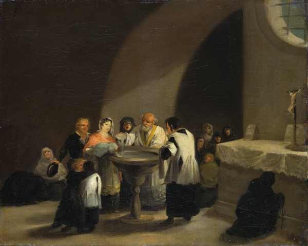 Eine Taufe from Francisco José de Goya