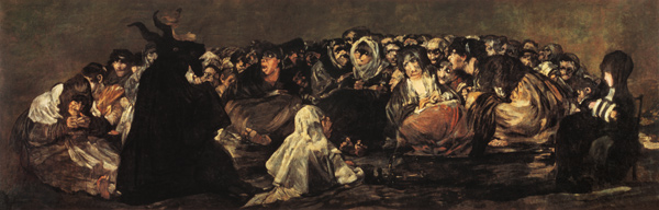 Witches' sabbath from Francisco José de Goya