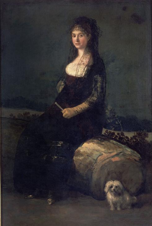 Joaquina Candado from Francisco José de Goya