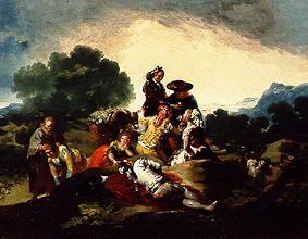 The country outing from Francisco José de Goya