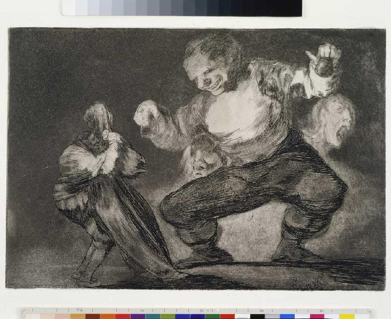 Los Proverbios (Die Sprichwörter). from Francisco José de Goya