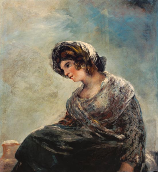 Dairy girl of Bordeaux from Francisco José de Goya