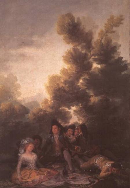 The Picnic from Francisco José de Goya