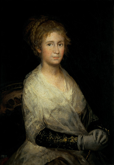 Portrait thought to be Josepha Bayeu (d.1812) the Artist's Wife from Francisco José de Goya