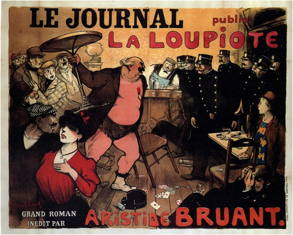 Le Journal publie La Loupiote, Grand roman par Aristide Bruant from Francisque Poulbot