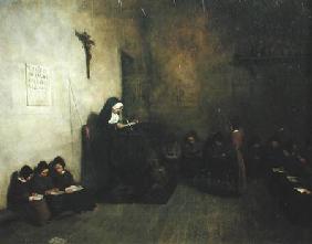 Interior of a School for Orphaned Girls