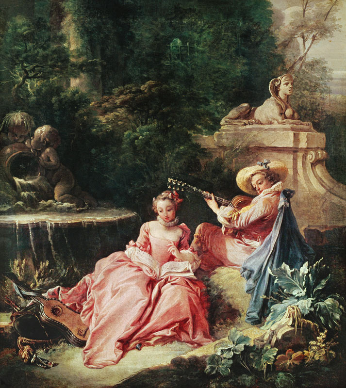 The Music Lesson from François Boucher