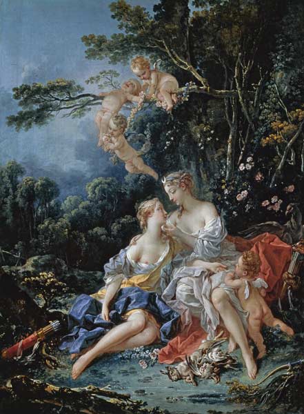 Jupiter und Callisto from François Boucher
