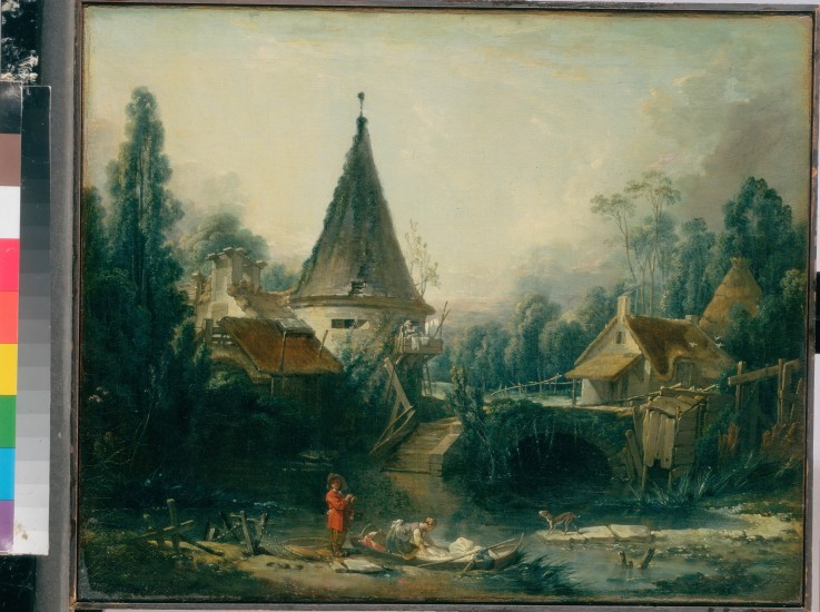 Landscape near Beauvais from François Boucher