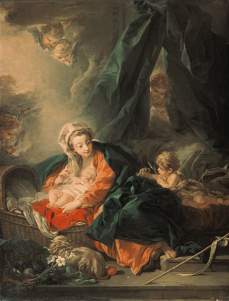 Maria mit dem Kind und dem Johannesknaben from François Boucher