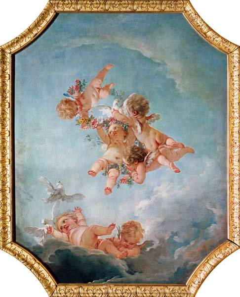Spring, from a series of the Four Seasons in the Salle du Conseil from François Boucher