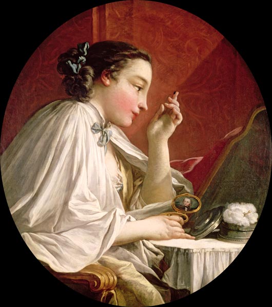 Woman at her toilet from François Boucher