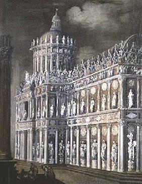 Architectural Fantasy depicting the healing of the paralysed