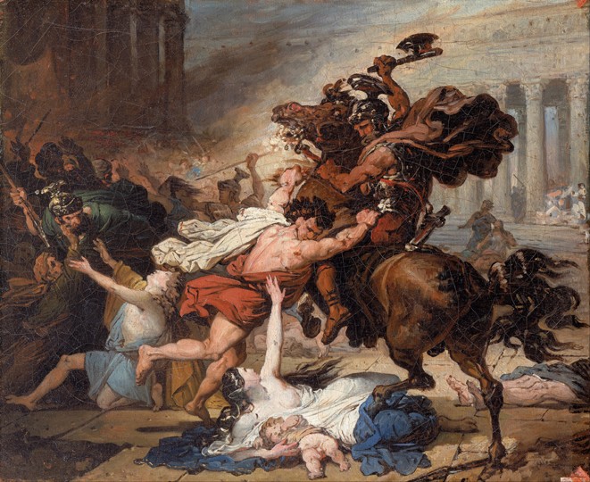 Destruction of Jerusalem by the Romans (Study) from François-Joseph Heim