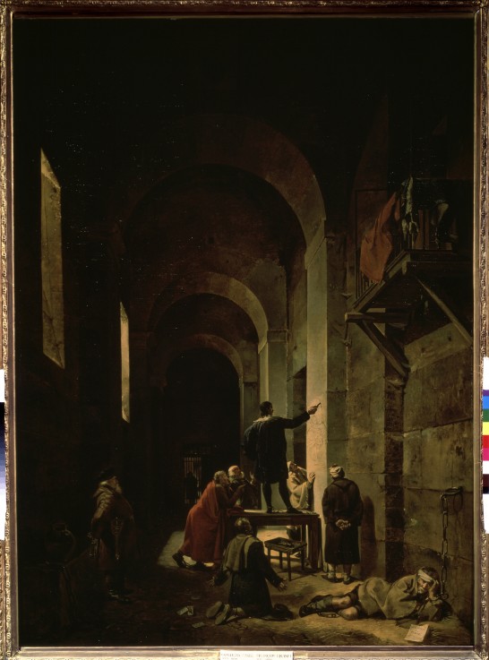The Painter Jacques Stella in Prison from François Marius Granet