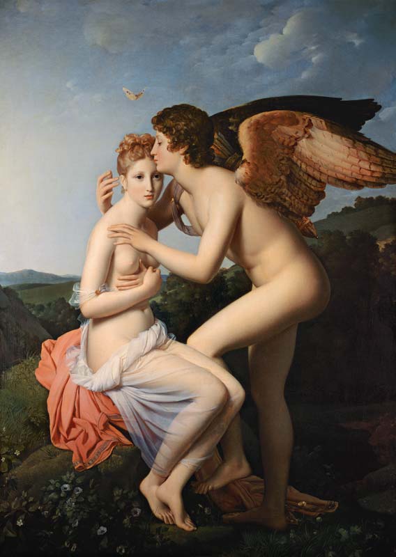 Amor and psyche from François Pascal Simon Gérard
