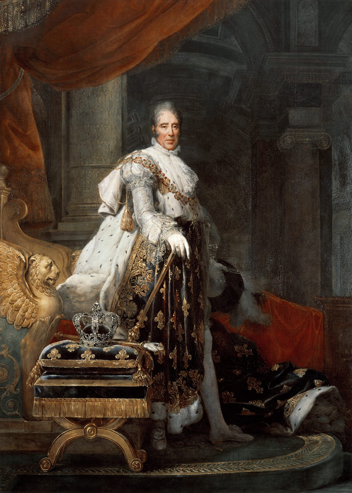 King Charles X of France from François Pascal Simon Gérard