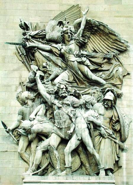 La Marseillaise, detail from the eastern face of the Arc de Triomphe from Francois Rude