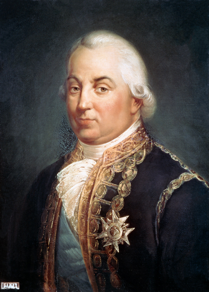 Pierre de Suffren-Saint-Tropez (1729-88) Vice Admiral of France from Francois Vincent Mathieu Latil