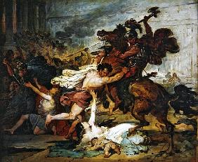 Sketch of The Ransack of Jerusalem the Romans