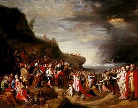 The children Israel on the shores of the red sea. from Frans Francken d. J.