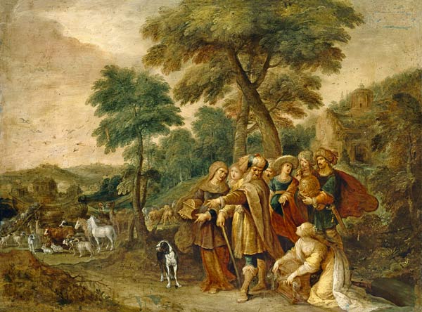 Noah and his family on the way to the ark from Frans Francken d. J.
