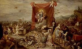 The world pays homage to Apollo. from Frans Francken d. J.