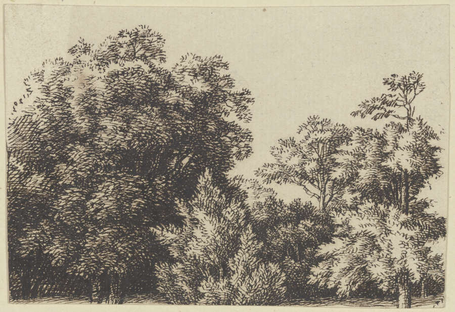 Group of trees from Franz Innocenz Josef Kobell