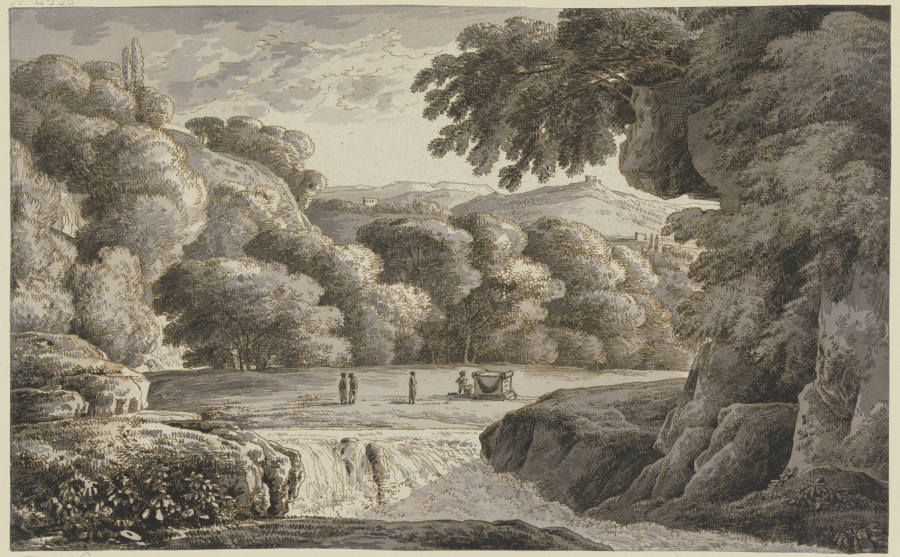 Klassische Landschaft mit Staffage from Franz Innocenz Josef Kobell