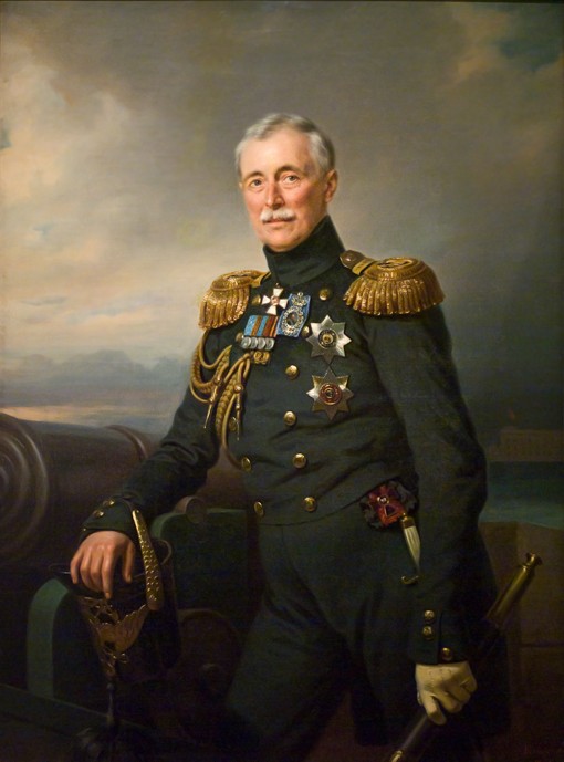Prince Alexander Sergeyevich Menshikov (1787-1869) from Franz Krüger