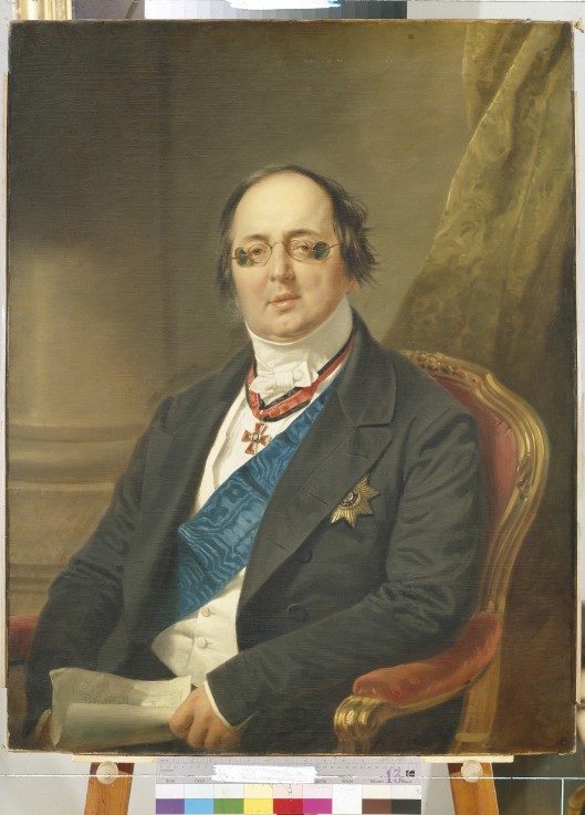 Portrait of Count Alexander Kushelev-Bezborodko (1800-1855) from Franz Krüger