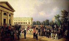 The Russian Guard in Tsarskoye Selo in 1832