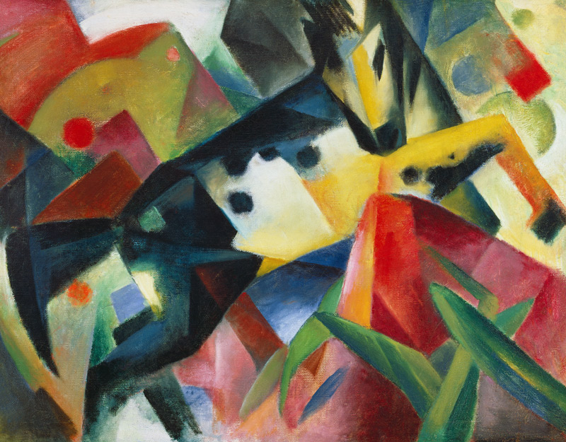 Salient horse. from Franz Marc