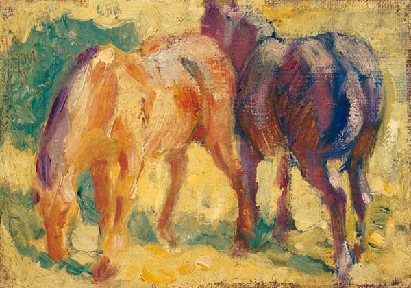 Small horse picture. from Franz Marc