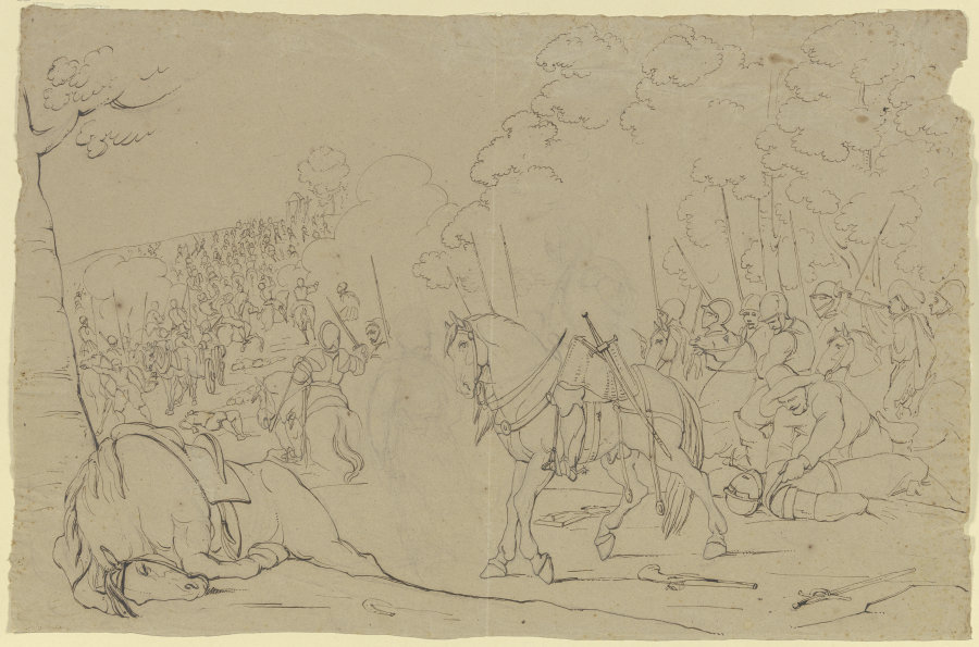 Battle procession from Franz Pforr