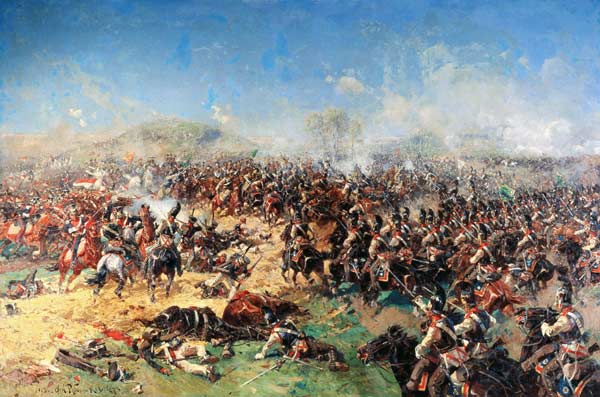 Battle of Borodino on 26th August 1812 from Franz Roubaud