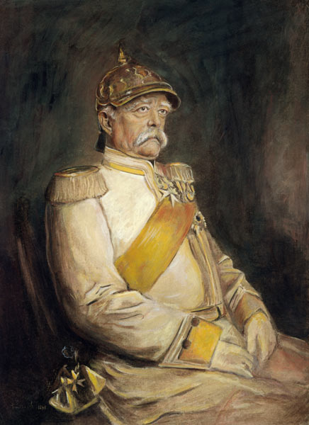 Bismarck in Kürassieruniform / Lenbach from Franz von Lenbach
