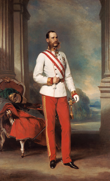 Emperor Franz Joseph of Austria. from Franz Xaver Winterhalter