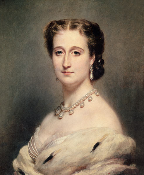 Portrait of the Empress Eugenie (1826-1920) from Franz Xaver Winterhalter