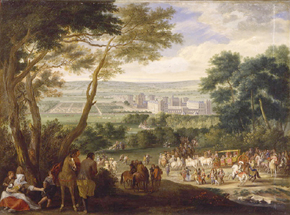 Die Ankunft Louis XIV. in Vincennes. from Französisch