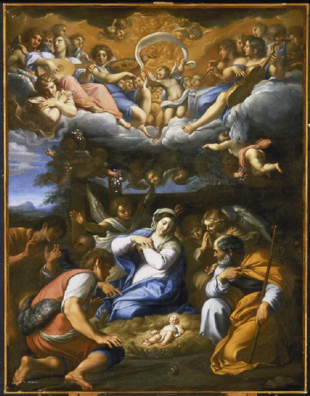 The adoration of the shepherds (to Annibale Carracci) from Französischer Maler