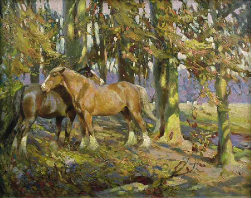 The Companions (oil on canvas) from Fred Hall