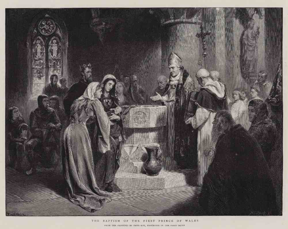 The Baptism of the First Prince of Wales from Fred Roe