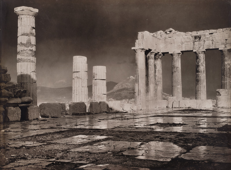 Athens, The Acropolis after the rain from Frédéric Boissonnas
