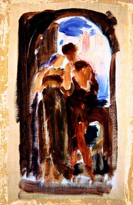 Sketch for 'Wedded', c.1881-82 (oil on canvas) from Frederic Leighton